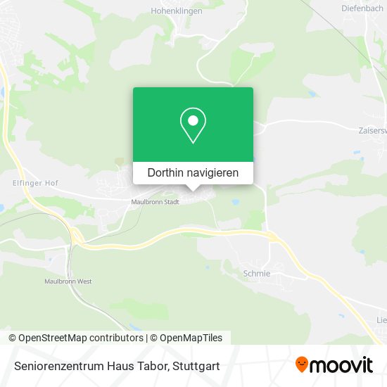 Seniorenzentrum Haus Tabor Karte