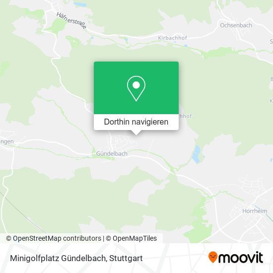 Minigolfplatz Gündelbach Karte