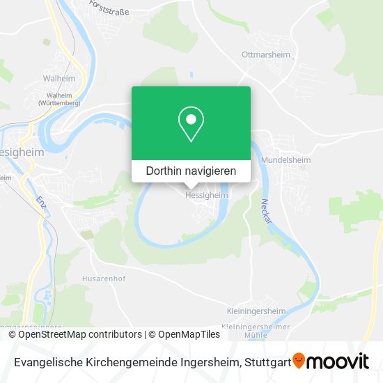 Evangelische Kirchengemeinde Ingersheim Karte