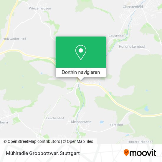 Mühlradle Grobbottwar Karte