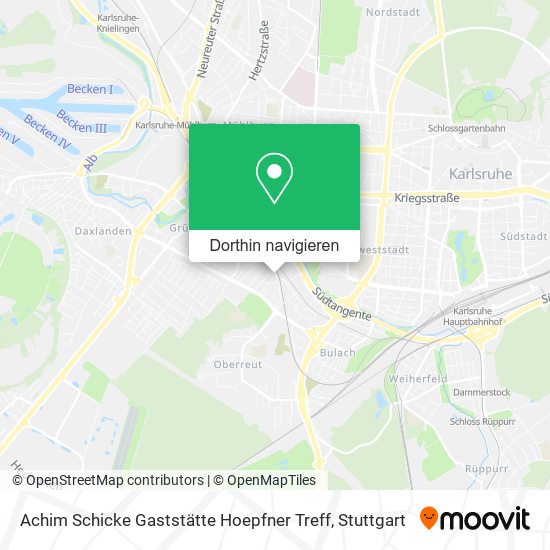 Achim Schicke Gaststätte Hoepfner Treff Karte
