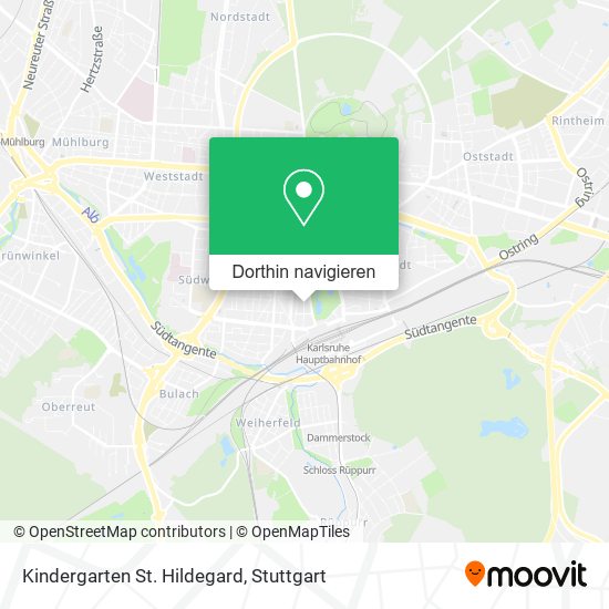 Kindergarten St. Hildegard Karte