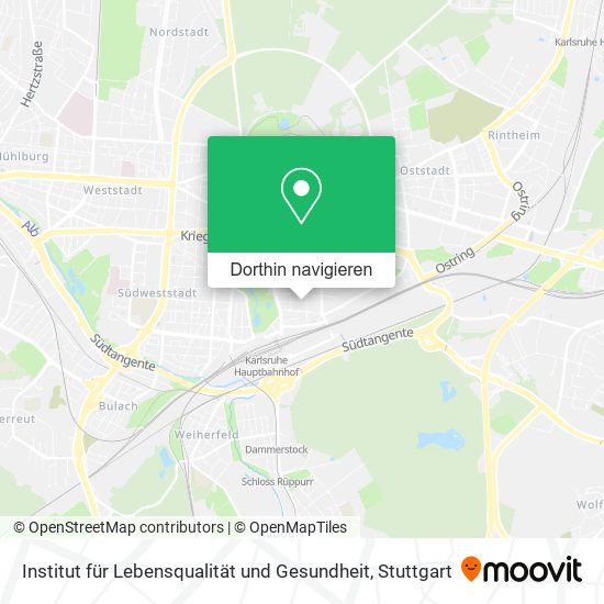 Institut für Lebensqualität und Gesundheit Karte