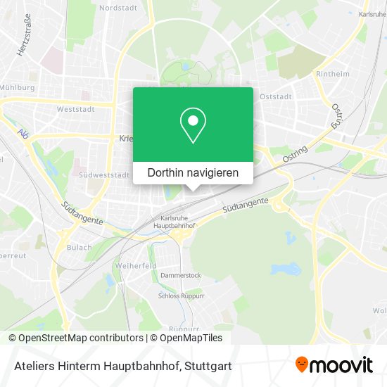 Ateliers Hinterm Hauptbahnhof Karte