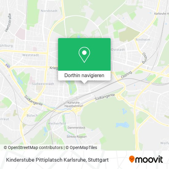 Kinderstube Pittiplatsch Karlsruhe Karte
