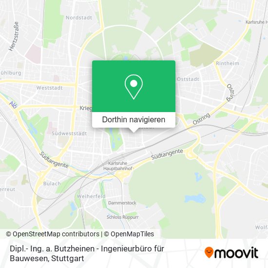 Dipl.- Ing. a. Butzheinen - Ingenieurbüro für Bauwesen Karte