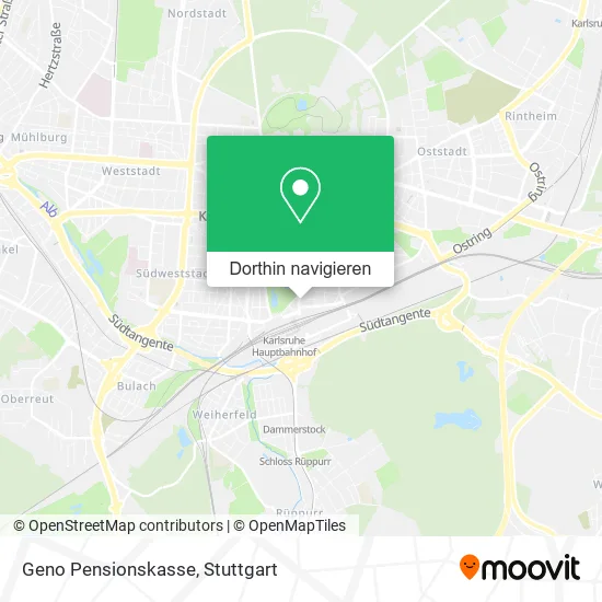 Geno Pensionskasse Karte