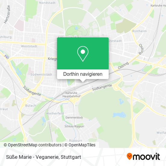 Süße Marie - Veganerie Karte