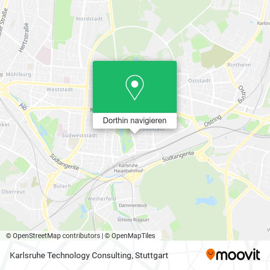 Karlsruhe Technology Consulting Karte