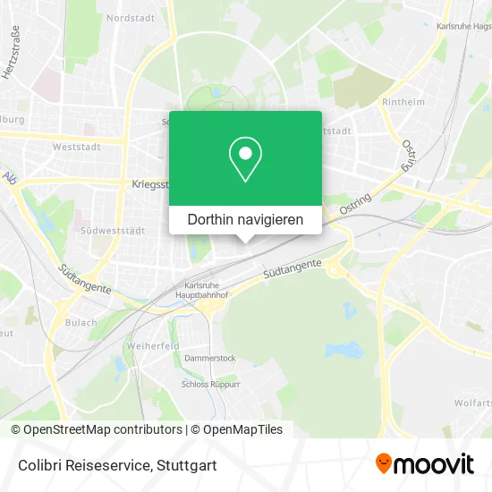 Colibri Reiseservice Karte