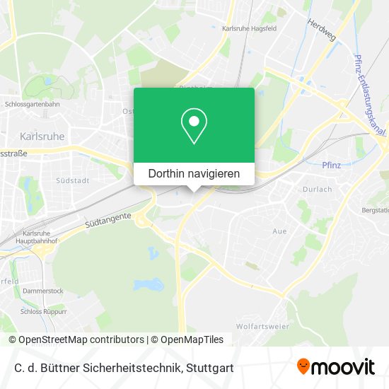 C. d. Büttner Sicherheitstechnik Karte