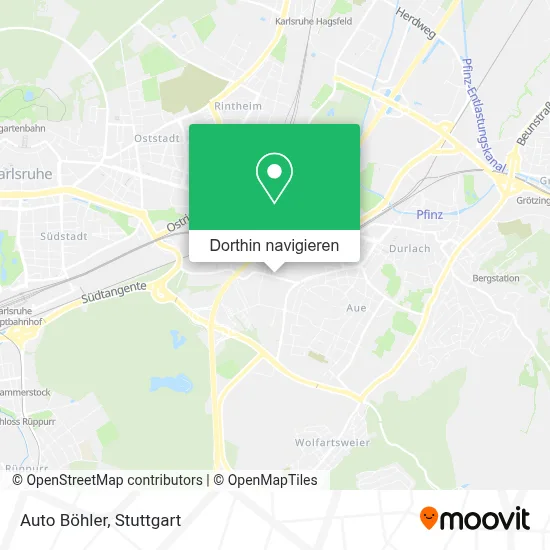 Auto Böhler Karte