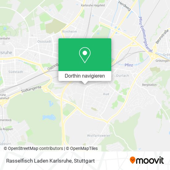 Rasselfisch Laden Karlsruhe Karte