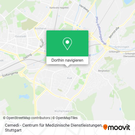 Cemedi - Centrum für Medizinische Dienstleistungen Karte