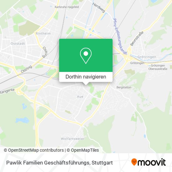 Pawlik Familien Geschäftsführungs Karte