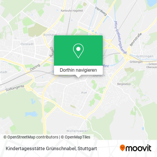 Kindertagesstätte Grünschnabel Karte