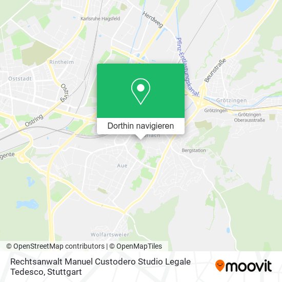 Rechtsanwalt Manuel Custodero Studio Legale Tedesco Karte