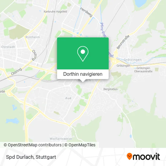 Spd Durlach Karte