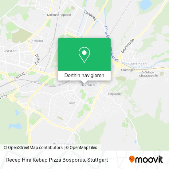 Recep Hira Kebap Pizza Bosporus Karte