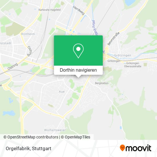 Orgelfabrik Karte