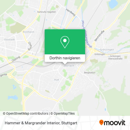 Hammer & Margrander Interior Karte