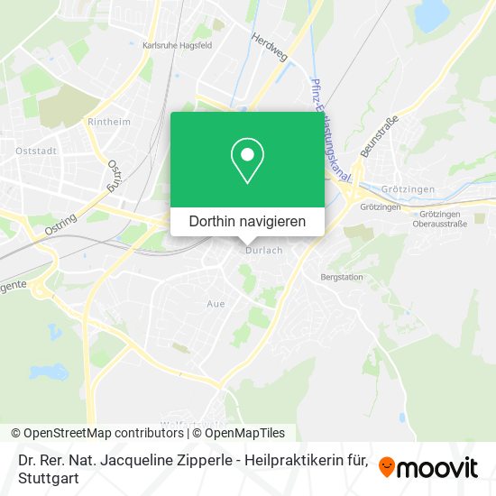 Dr. Rer. Nat. Jacqueline Zipperle - Heilpraktikerin für Karte