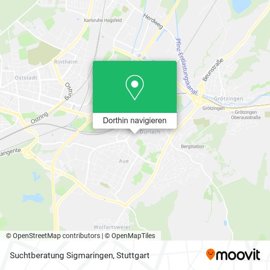 Suchtberatung Sigmaringen Karte