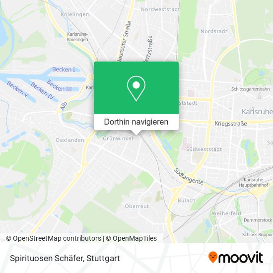 Spirituosen Schäfer Karte