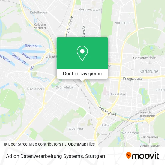 Adlon Datenverarbeitung Systems Karte
