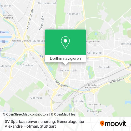 SV Sparkassenversicherung: Generalagentur Alexandre Hofman Karte