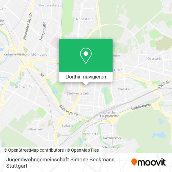 Jugendwohngemeinschaft Simone Beckmann Karte