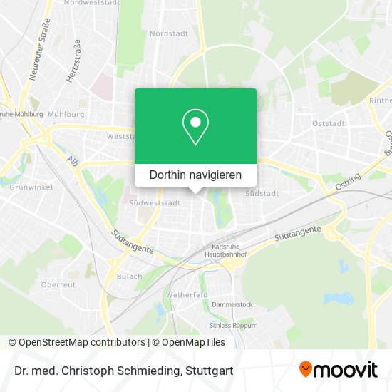 Dr. med. Christoph Schmieding Karte