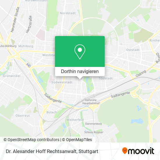 Dr. Alexander Hoff Rechtsanwalt Karte