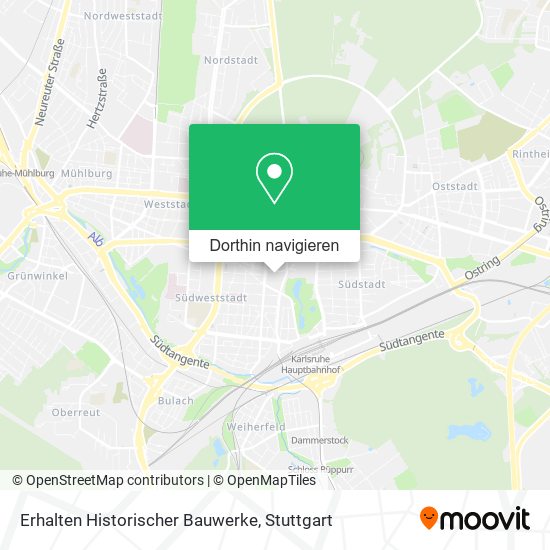 Erhalten Historischer Bauwerke Karte