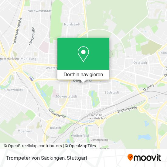 Trompeter von Säckingen Karte