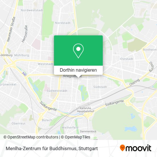 Menlha-Zentrum für Buddhismus Karte