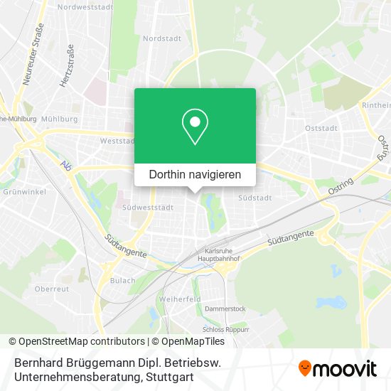 Bernhard Brüggemann Dipl. Betriebsw. Unternehmensberatung Karte