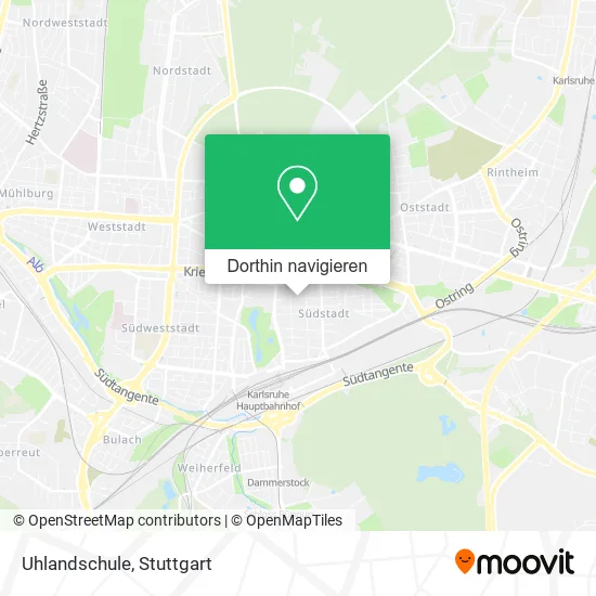 Uhlandschule Karte