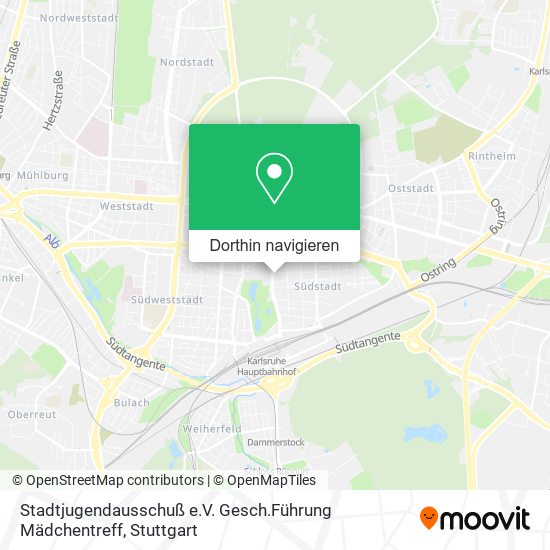 Stadtjugendausschuß e.V. Gesch.Führung Mädchentreff Karte