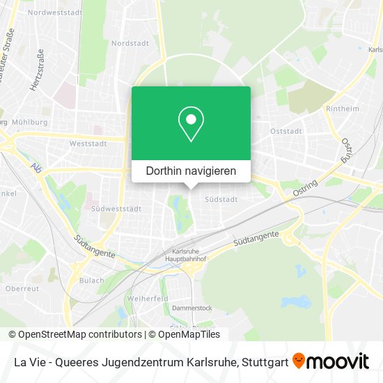 La Vie - Queeres Jugendzentrum Karlsruhe Karte