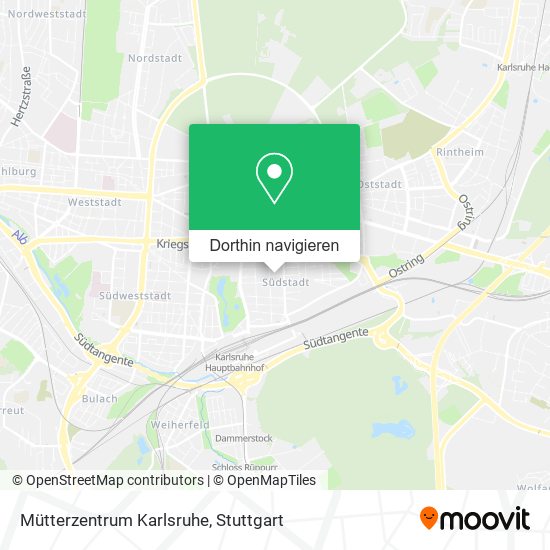 Mütterzentrum Karlsruhe Karte