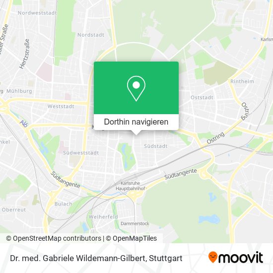 Dr. med. Gabriele Wildemann-Gilbert Karte