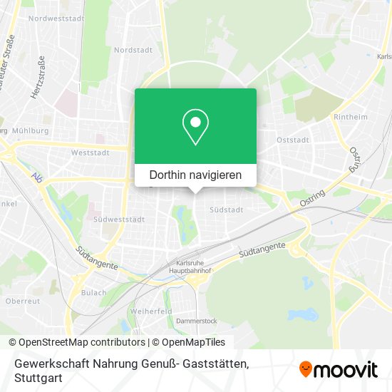 Gewerkschaft Nahrung Genuß- Gaststätten Karte