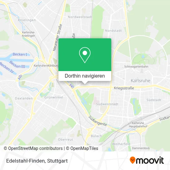 Edelstahl-Finden Karte