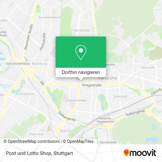 Post und Lotto Shop Karte