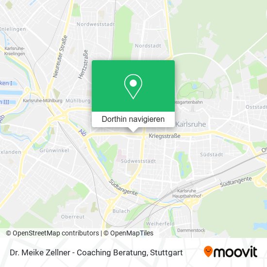 Dr. Meike Zellner - Coaching Beratung Karte