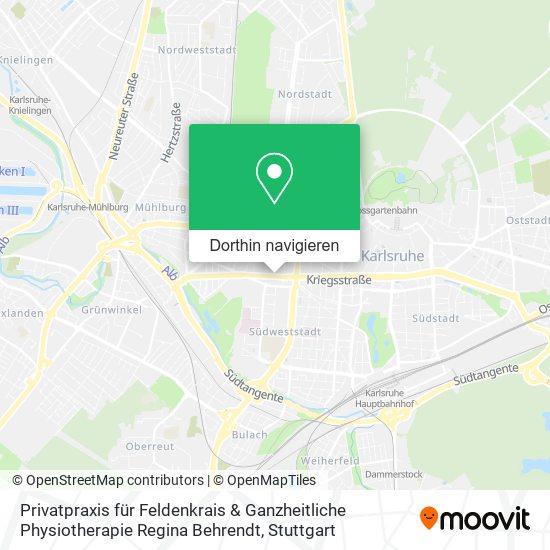 Privatpraxis für Feldenkrais & Ganzheitliche Physiotherapie Regina Behrendt Karte