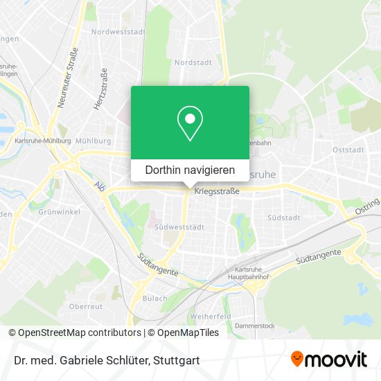 Dr. med. Gabriele Schlüter Karte