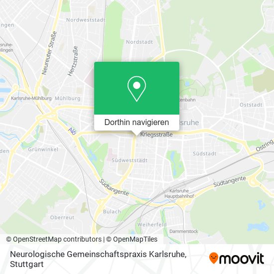 Neurologische Gemeinschaftspraxis Karlsruhe Karte