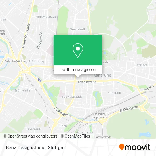 Benz Designstudio Karte